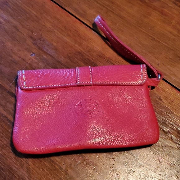 Genuine leather Roots wristlet - Picture 2 of 4